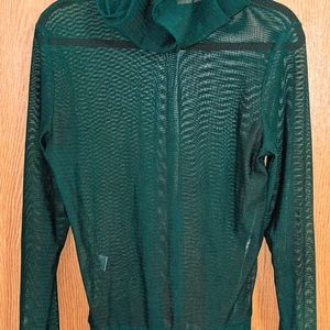 Large Green Mesh Top - Forever 21